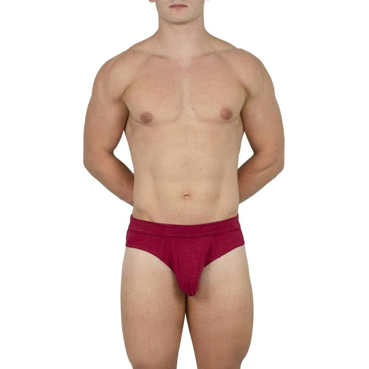 Obviously EliteMan Brief - Maroon Red