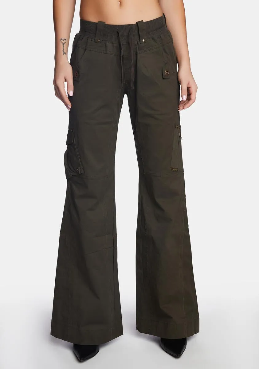 Olive Prilla Cargo Pants