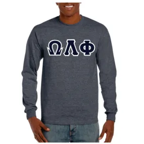 Omega Lambda Phi Long-Sleeve Shirt - G240 - TWILL