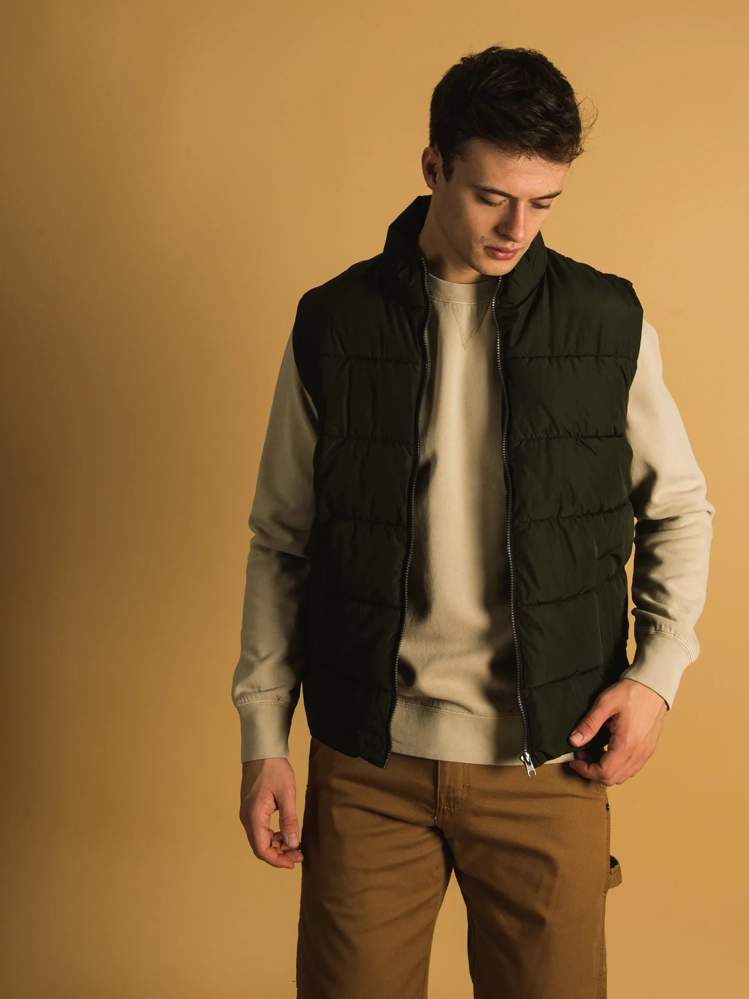 ONLY MELVIN QUILTED VEST - CLEARANCE