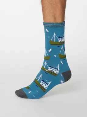 Pesca Socks - Dusty Blue