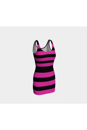 Pink Prose Bodycon Dress