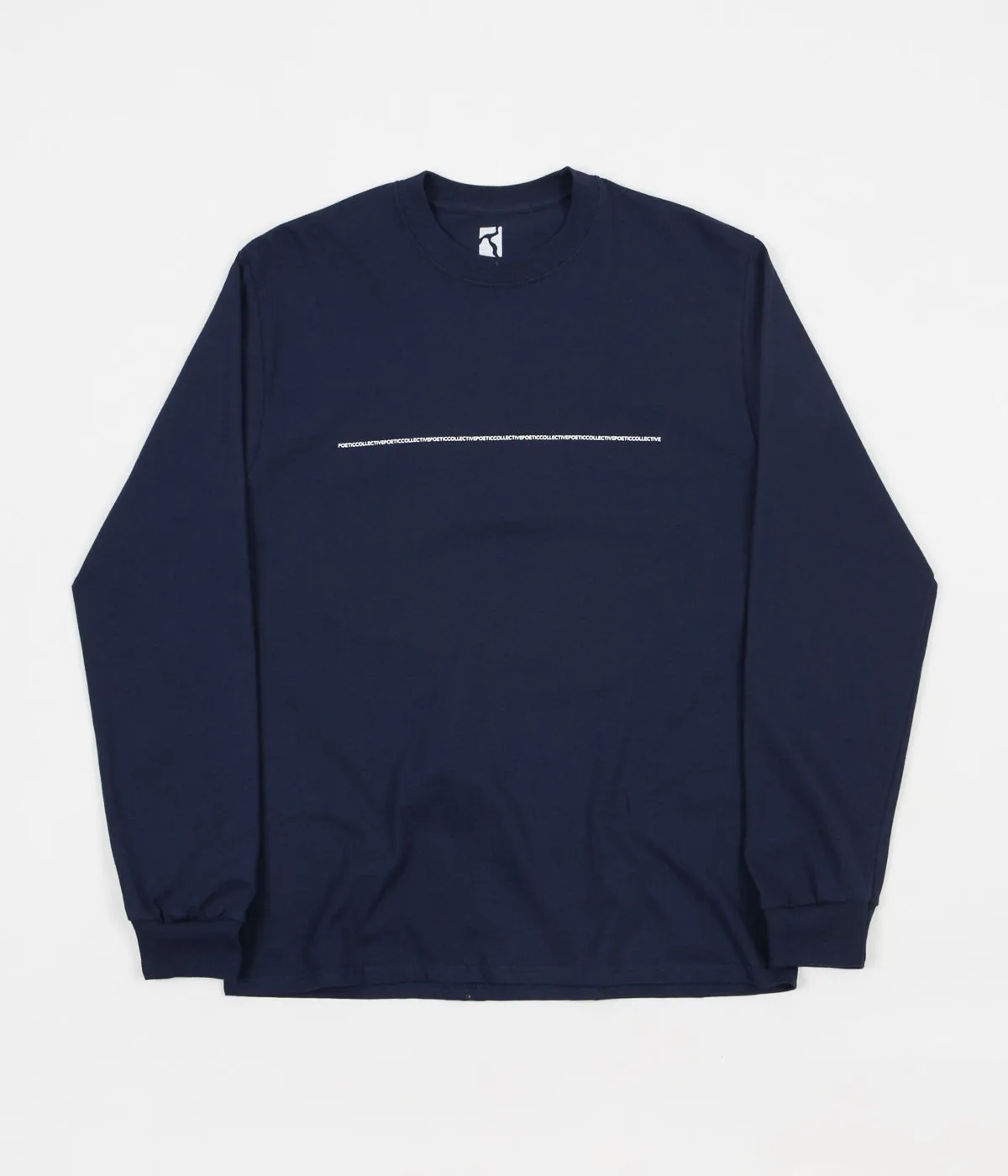 Poetic Collective Long Sleeve T-Shirt - Navy