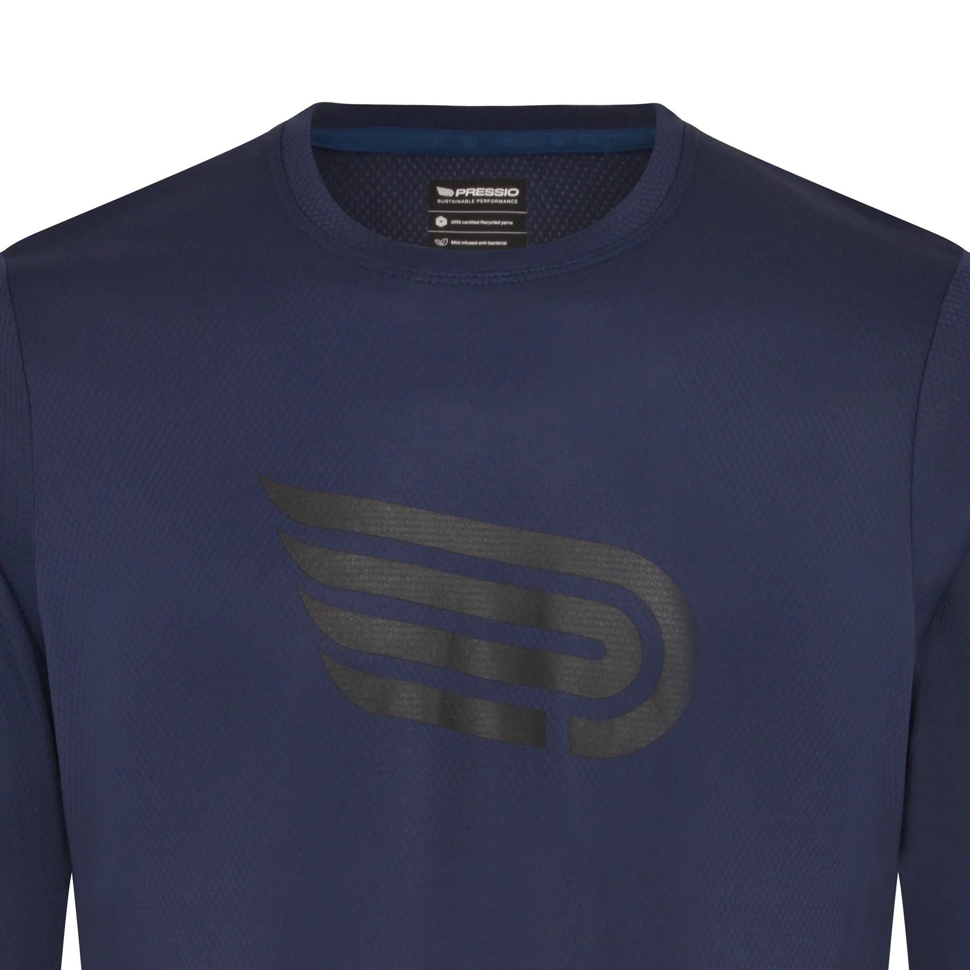 Pressio Perform Long Sleeve Top (Mens) - Ocean Blue