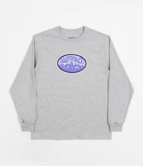 Quartersnacks Mountain Long Sleeve T-Shirt - Grey