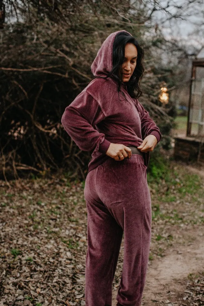 RAVEN Velour Hoodie