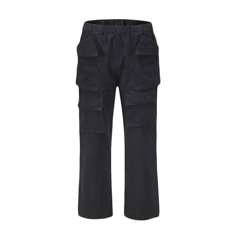 Relaxed fit slim leg multi pocket pant