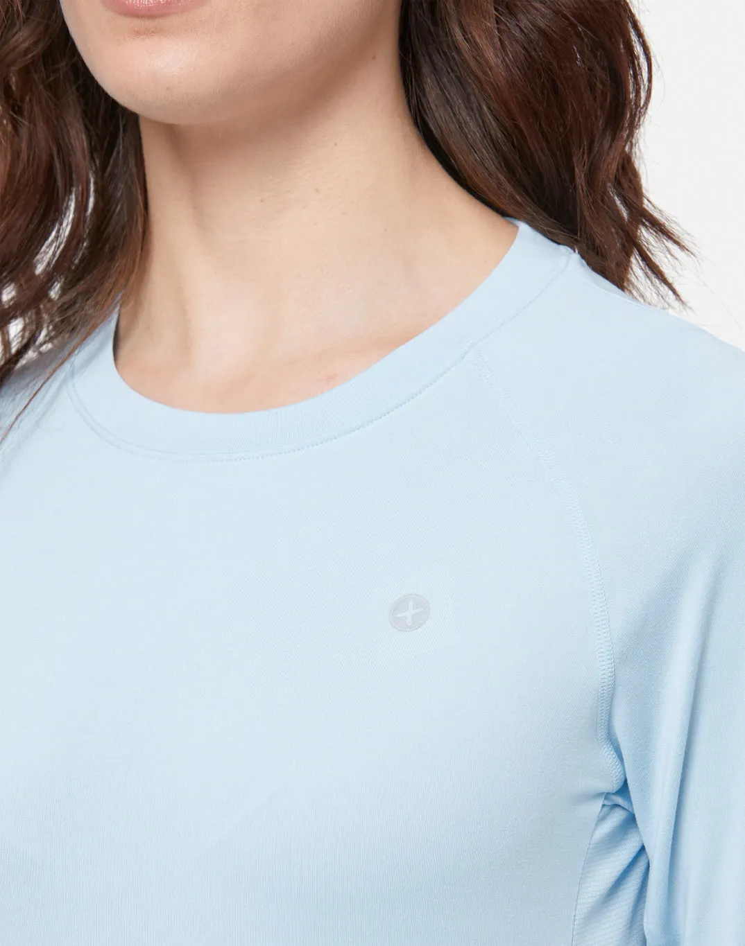 Relentless Long Sleeve Tee in Baby Blue