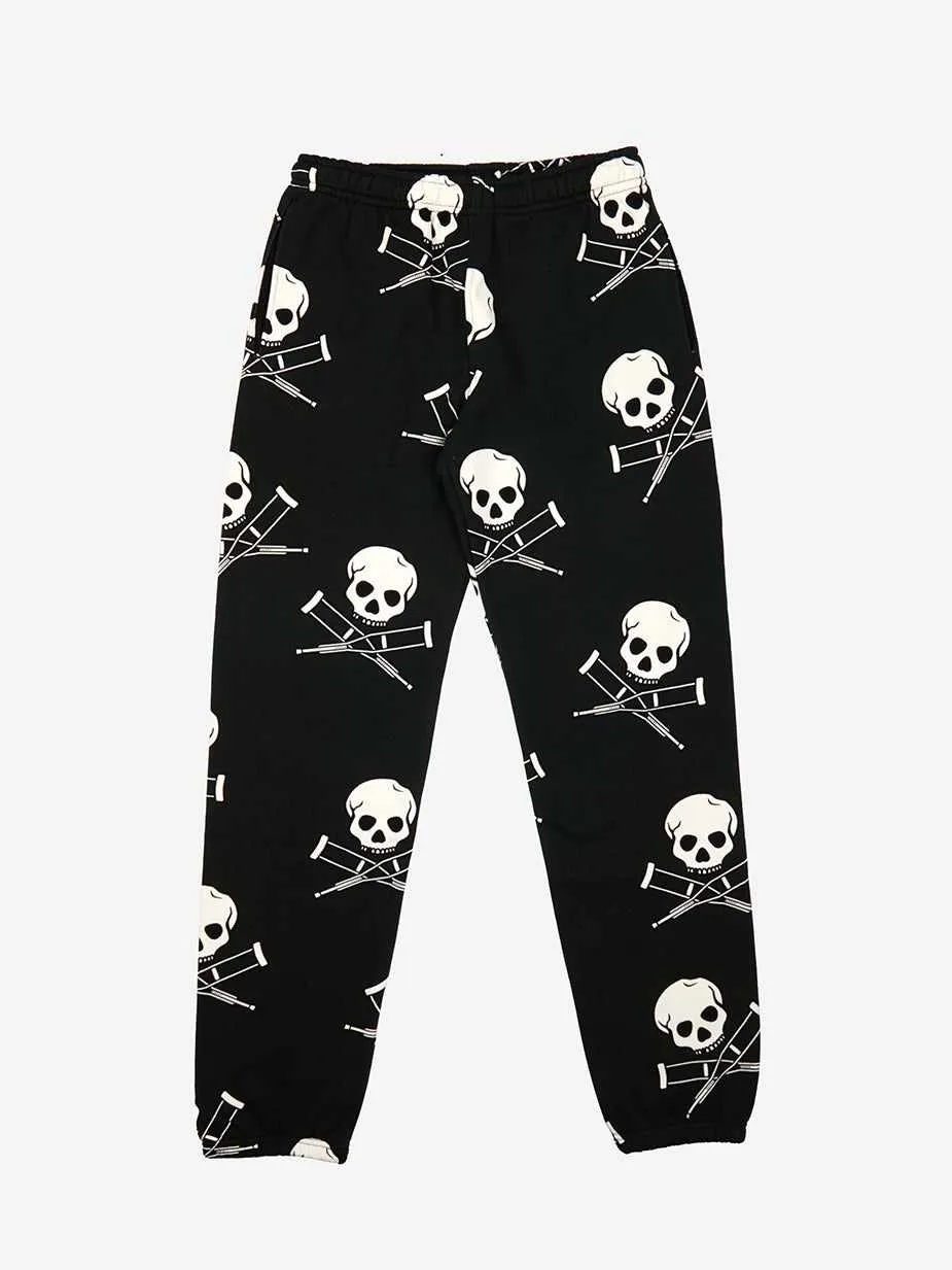 Repeat Skull & Crutches Black Sweatpant