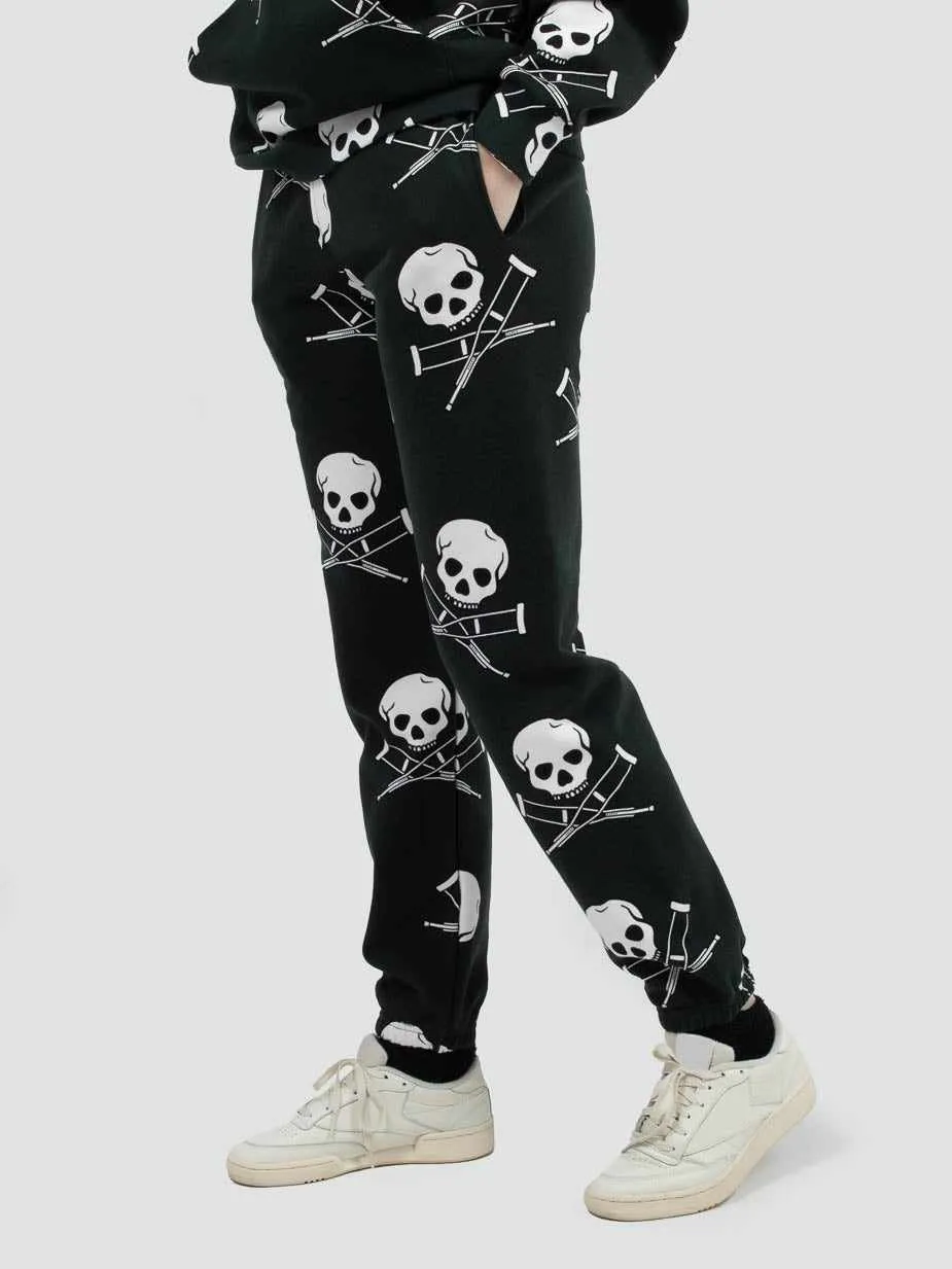 Repeat Skull & Crutches Black Sweatpant