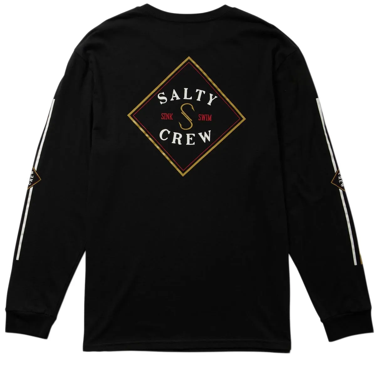 Salty Crew Tippet Color Long Sleeve T-Shirt - Black