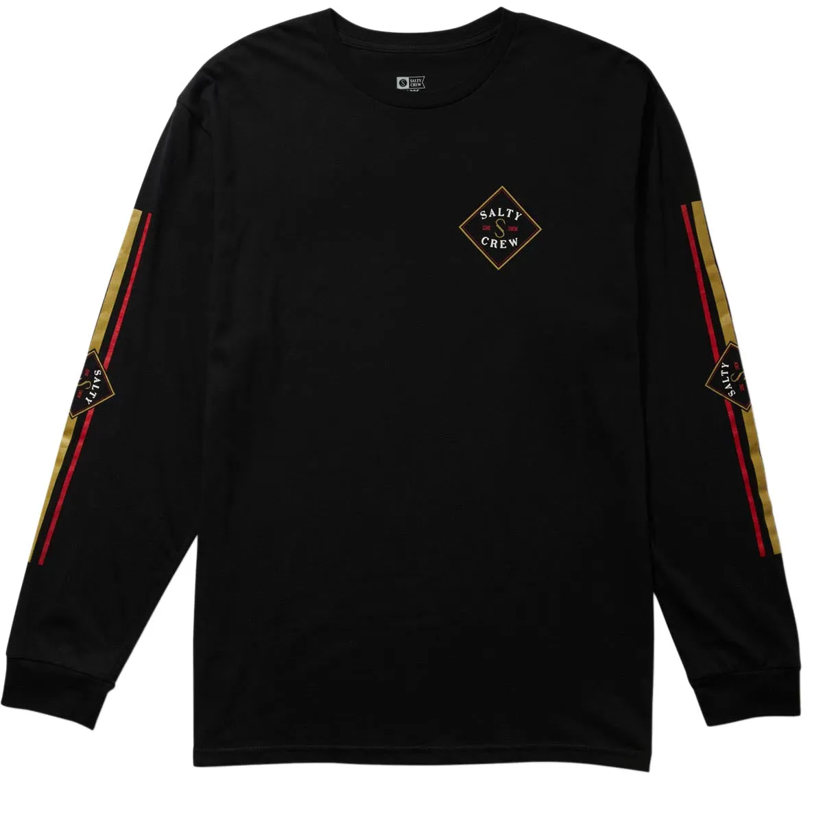 Salty Crew Tippet Color Long Sleeve T-Shirt - Black