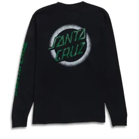 Santa Cruz Vile Dot Long Sleeve T-Shirt - Black