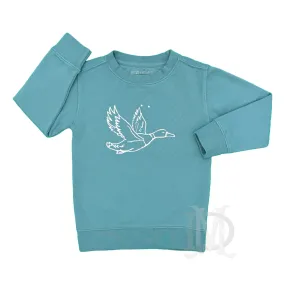 Seafoam Mallard Duck Sweatshirt