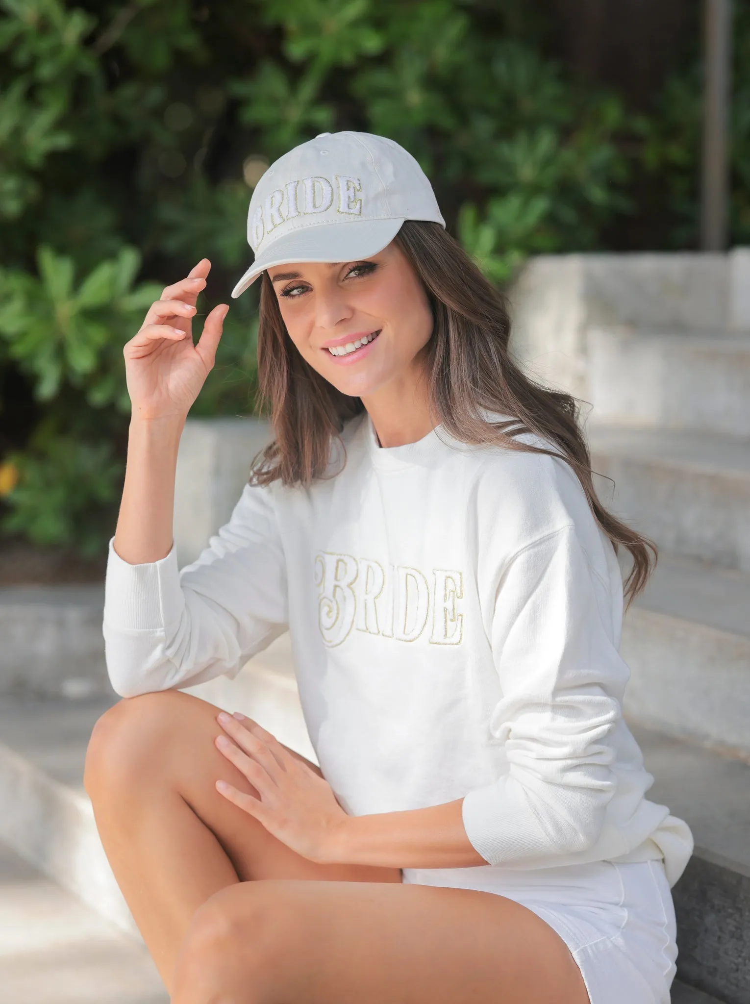 Shiraleah "Bride" Sweatshirt, Ivory