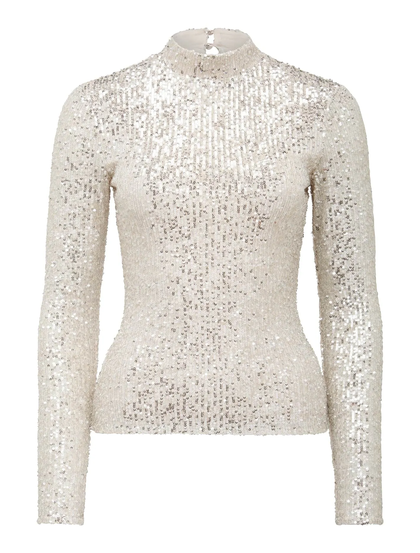 Sierra Sequin Turtleneck Top