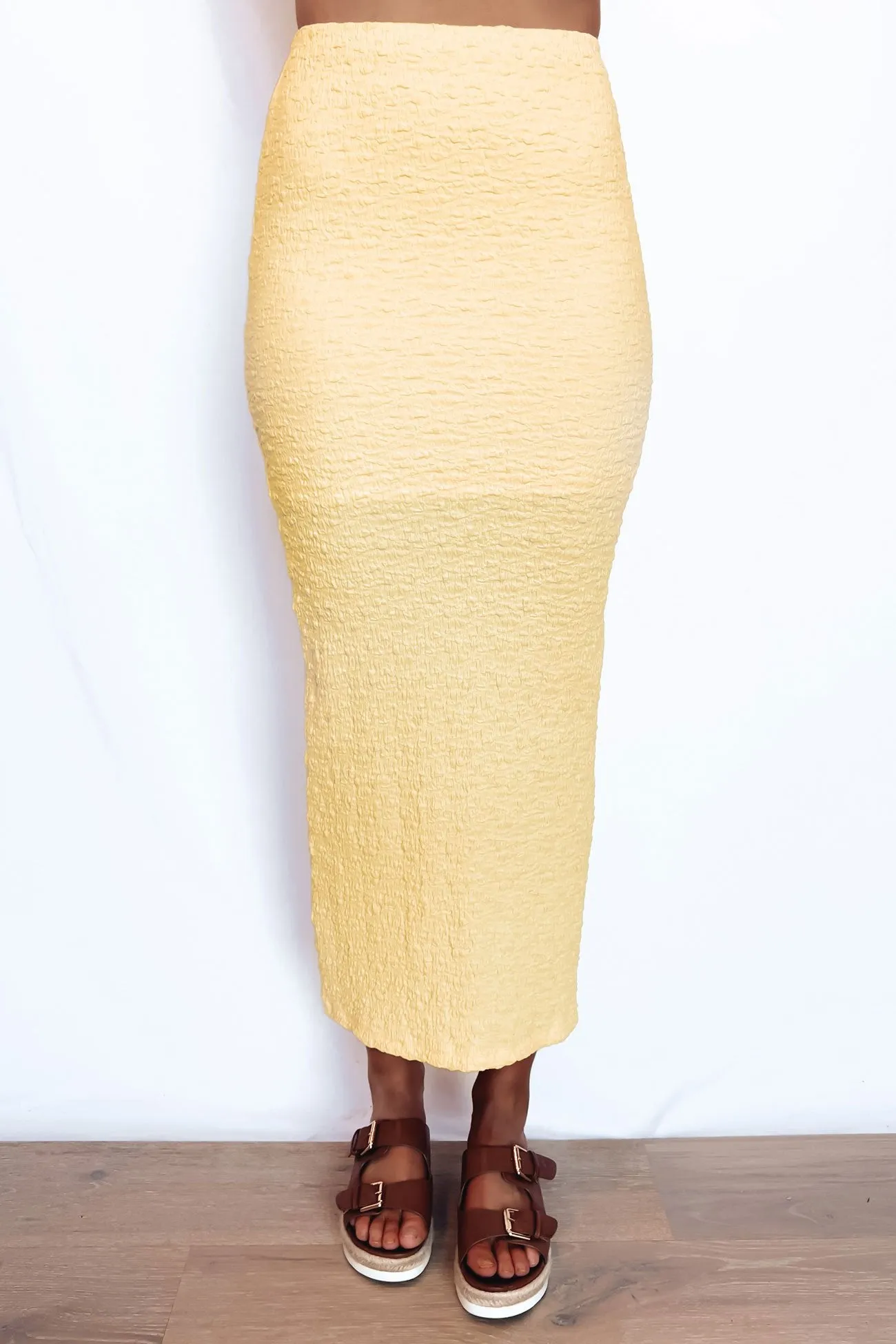 Stassie Maxi Skirt Yellow