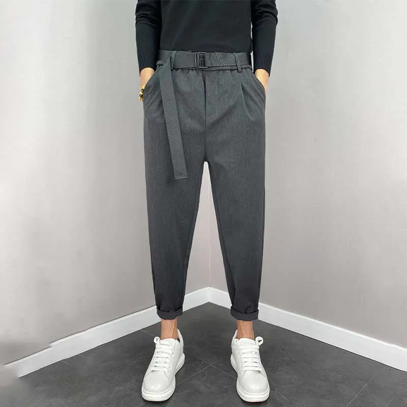 Straight Leg Ankle Length Trousers