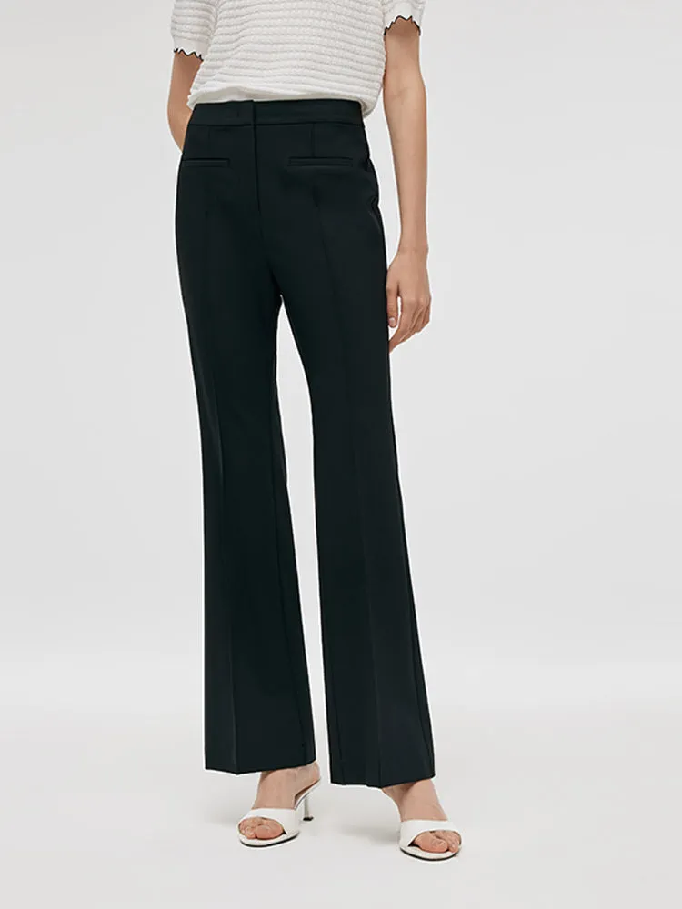 Stretch Micro-Flared Women Pants