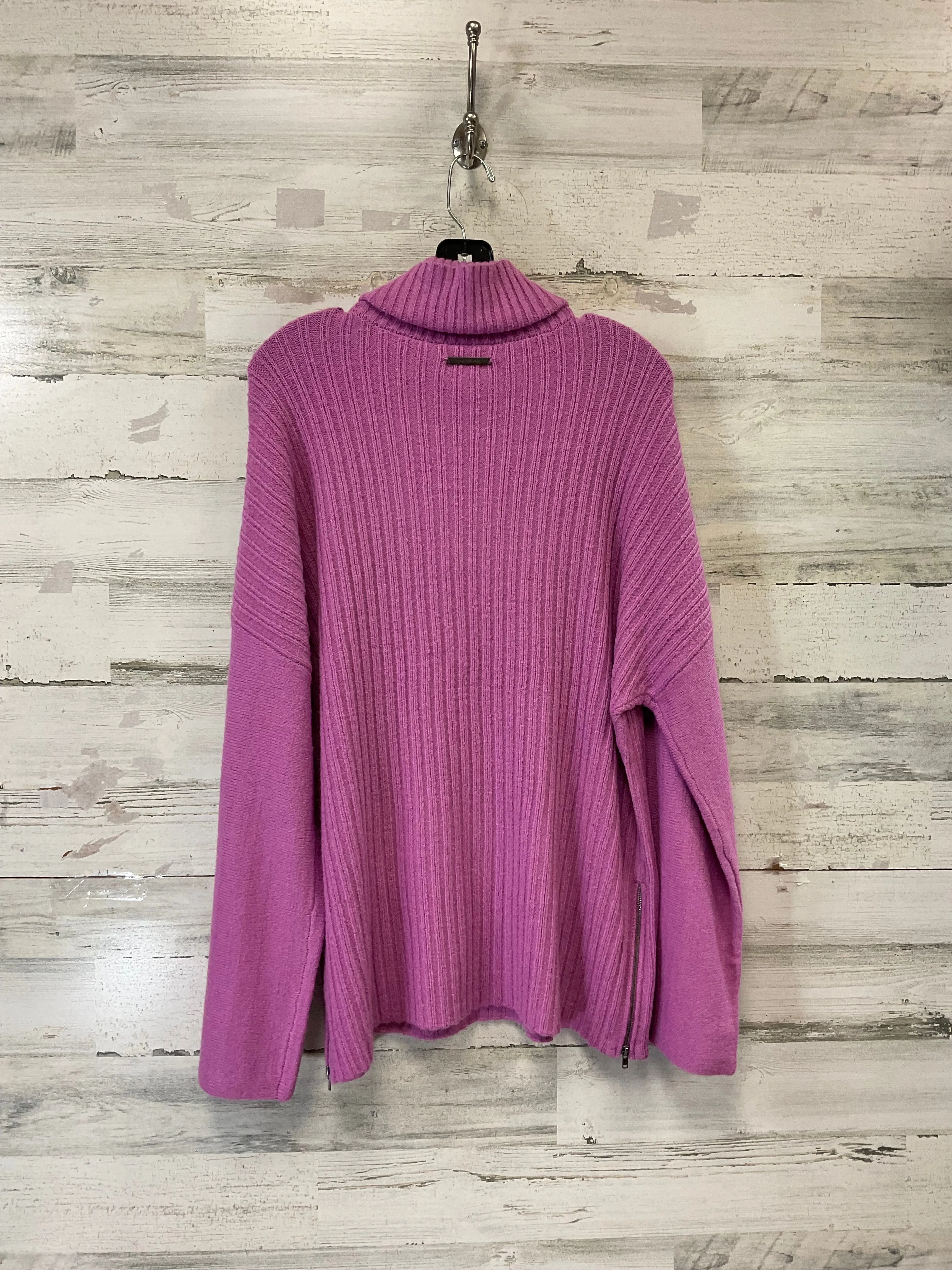 Sweater By Peace Love World In Purple, Size: S