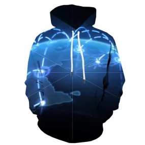 Technology Sweatshirts men Novel Sweatshirt Printed Galaxy Hoody Anime Street 3d Printed