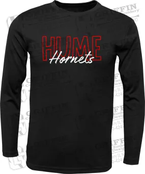 Toddler Dry-Fit Long Sleeve T-Shirt - Hume Hornets 24-E