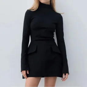 Turtleneck Mini Dress