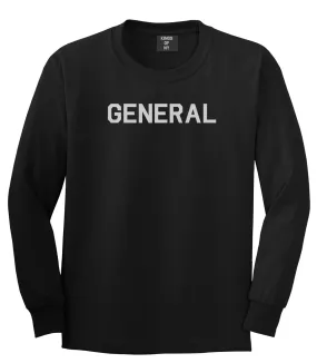 US General WW2 Mens Long Sleeve T-Shirt