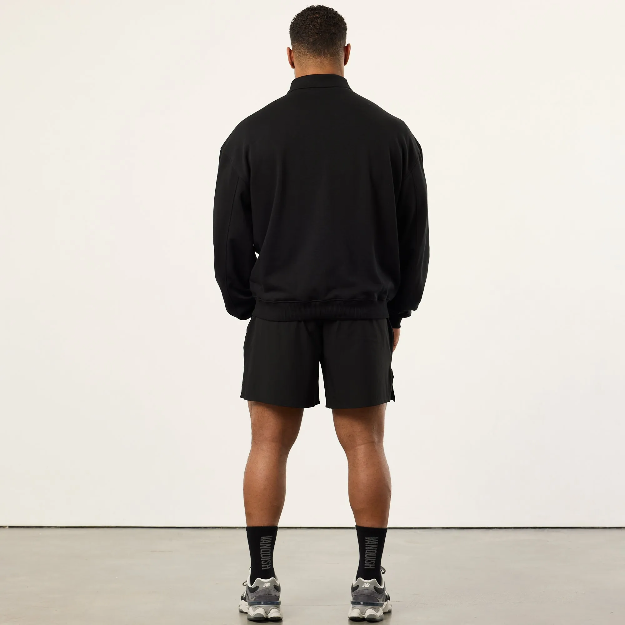 Vanquish Black Signature Woven Shorts