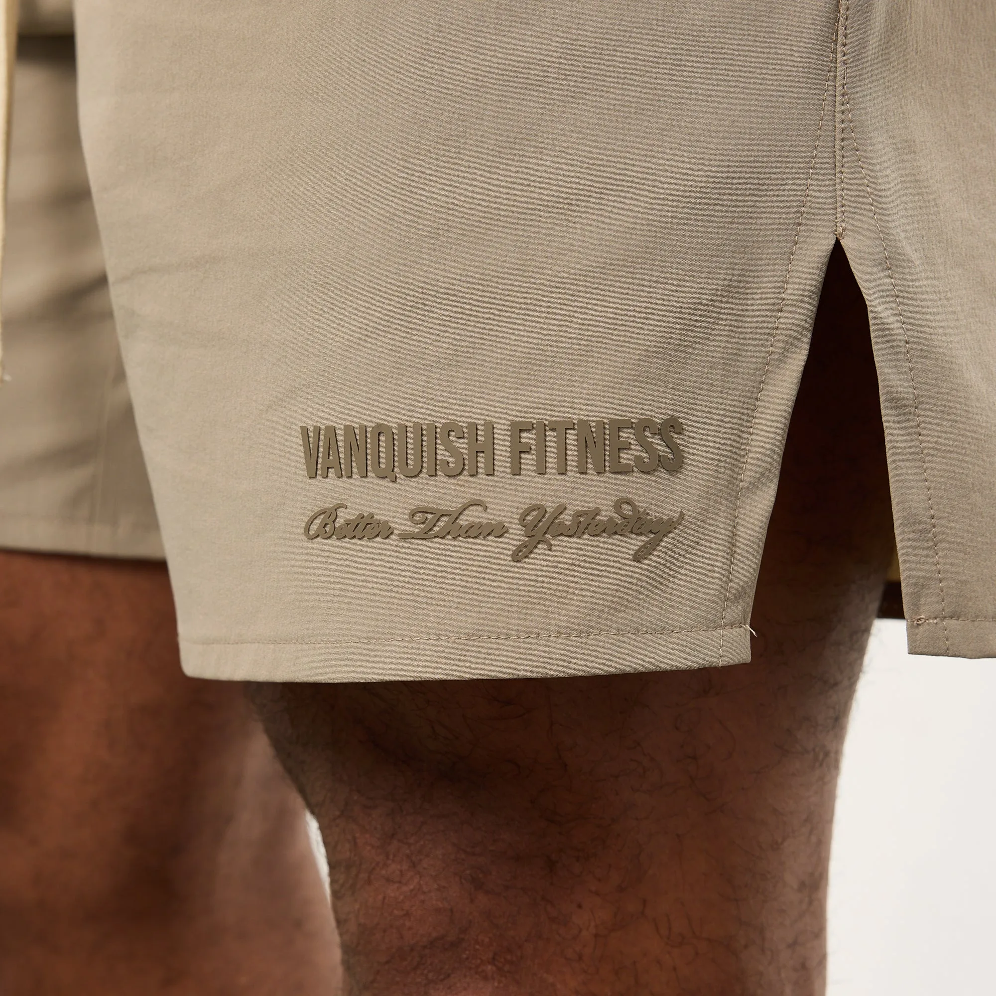 Vanquish Sand Signature Woven Shorts