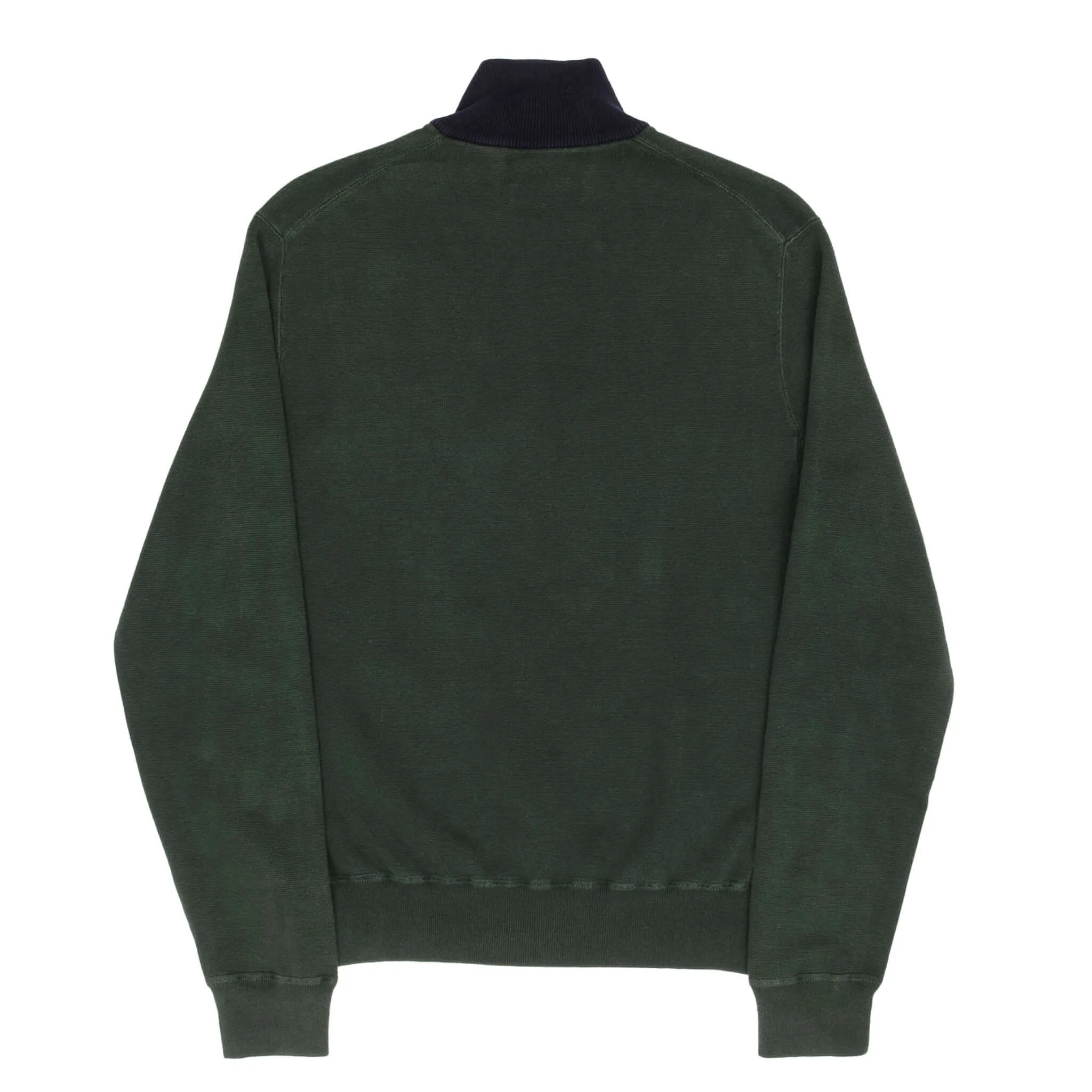 VINTAGE POLO RALPH LAUREN GREEN RLPC QUARTER 1/4 ZIP SWEATER 1990S SIZE LARGE