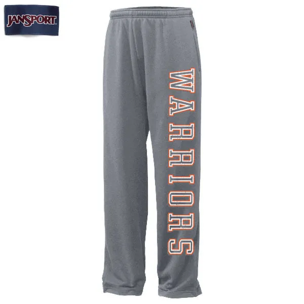 Warriors Open-Bottom Sweatpants