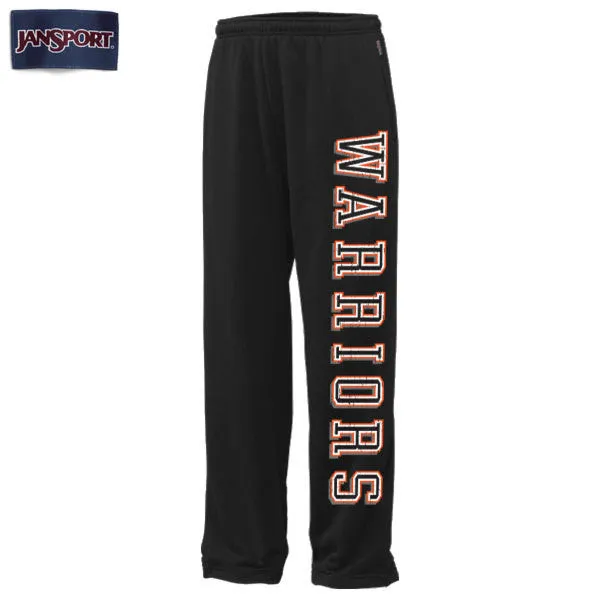 Warriors Open-Bottom Sweatpants