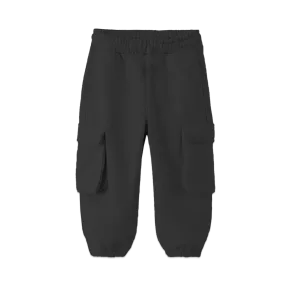 Whistle & Flute Bamboo Drawstring Cargo Joggers - Black