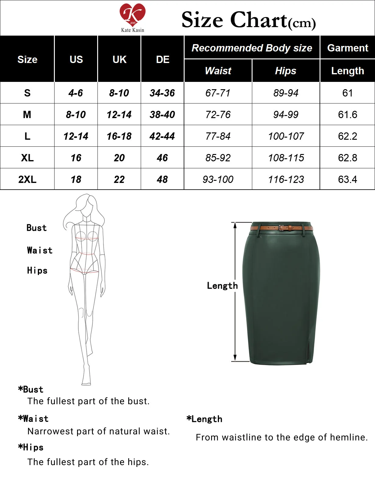 Women Polyurethane Leather Skirt with Belt High Waist Front Slit Pencil Skirt