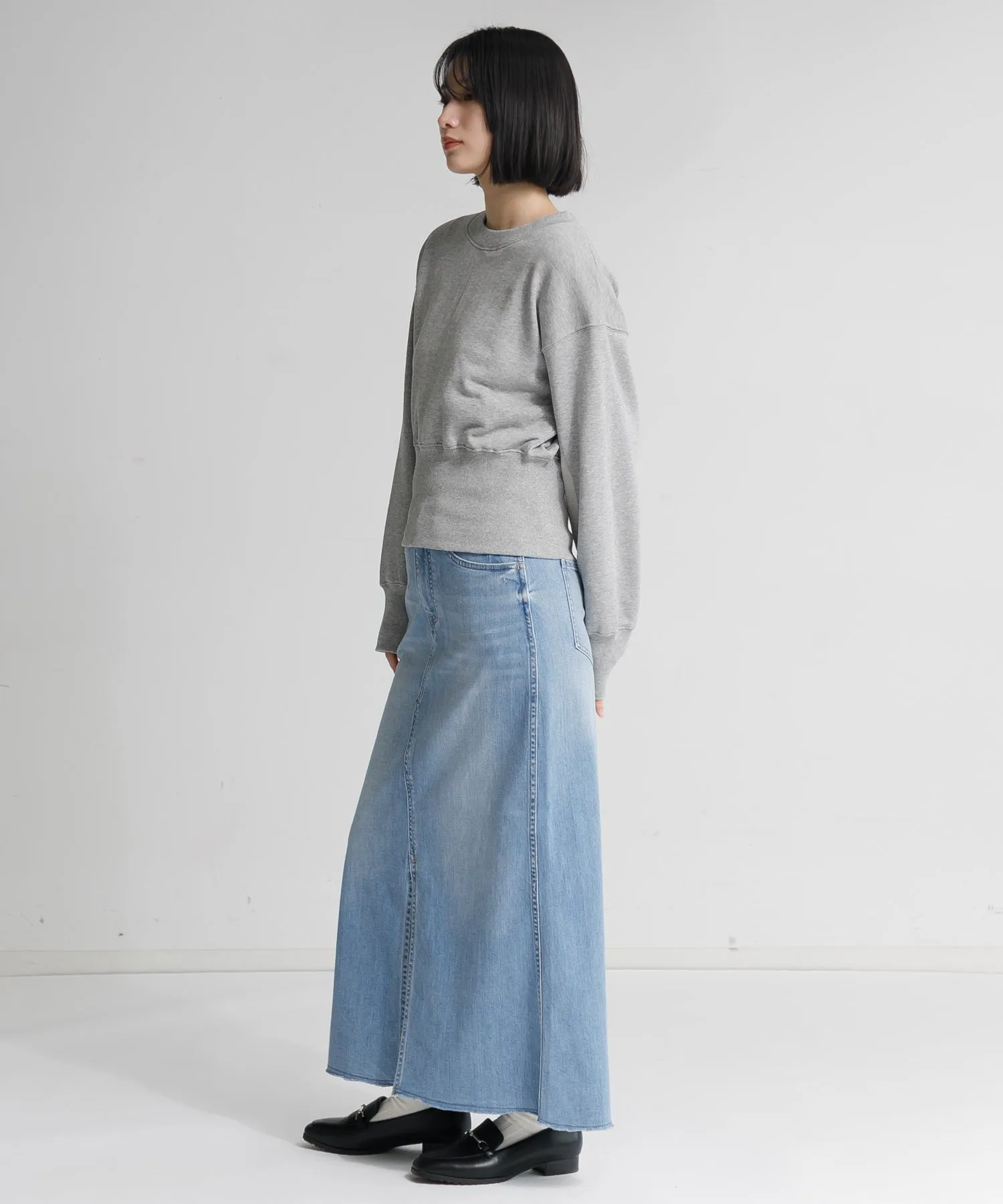 【WOMEN】Healthy denim Pear Maxi