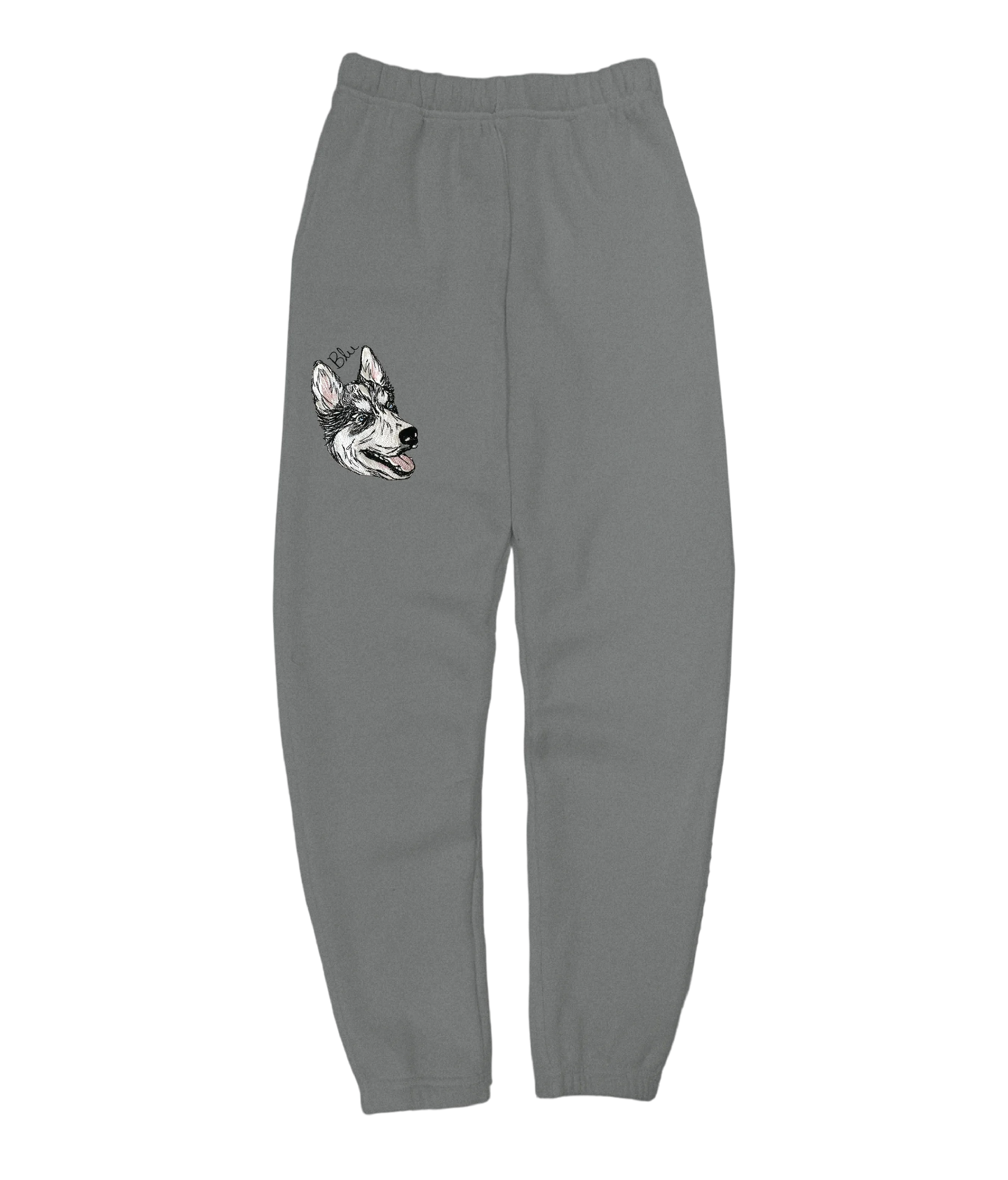 Women's Doodle Style Custom Pet Portrait Classic Sweatpants