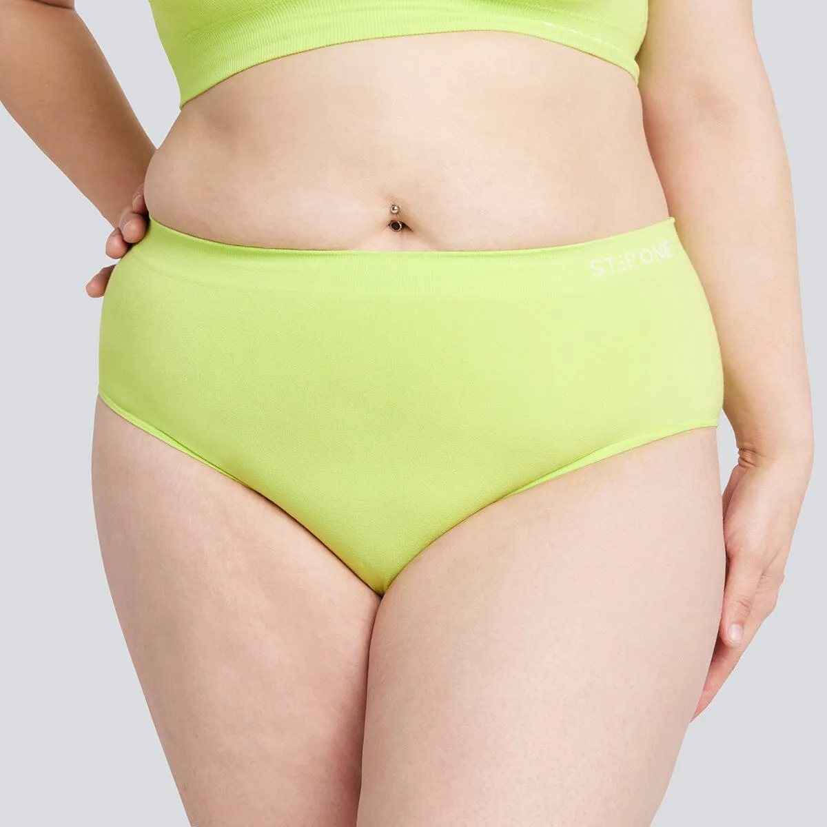 Women's SmoothFit Full Brief - Lime Spark